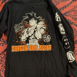 Dragon Ball Super Black Long Sleeve Tee